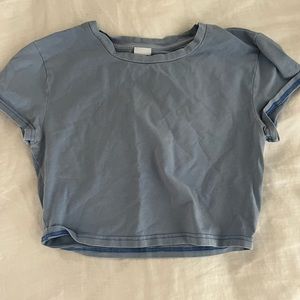 Blue Aritzia Baby Tee
